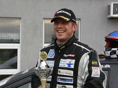 Lars Højris var som det ses ganske tilfreds med 2. pladsen!